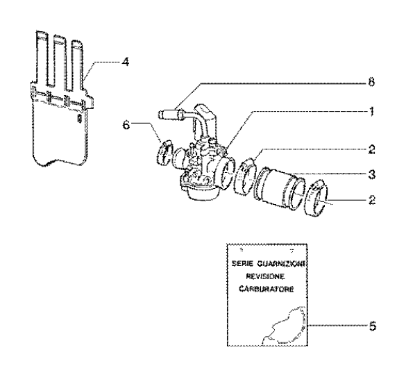 T16 Karburátor - Gilera Runner 180 FXR DT 2T LC (ZAPM0800...)