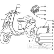 T36 Elektroinstalace, regulátor, zapalovací svíčka - Gilera Easy Moving 50ccm 2T AC (SSP2T0001001...)