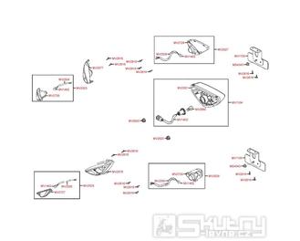 F19 Zadní světlo / blinkry - Kymco Maxxer 300 Wide MMC