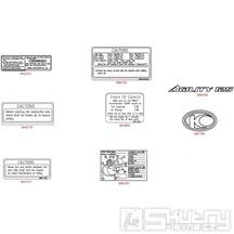 F22 Polotovary klíčů / fixy pro opravu laku - Kymco Agility 125 City