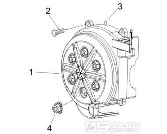 1.23 Kryt magneta dobíjení - Gilera Runner 50 PureJet Race CH 2006 (ZAPC46200)