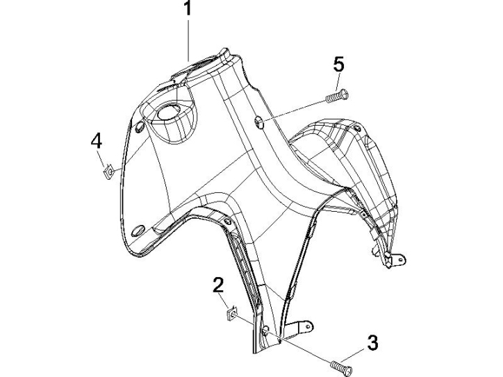 2.30 Předkolenní plast - Gilera Runner 50 PureJet 2005-2006 UK (ZAPC46200)