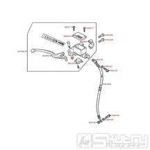 F04 Brzdové páčky / brzdový válec / hadice - Kymco Agility 125 One