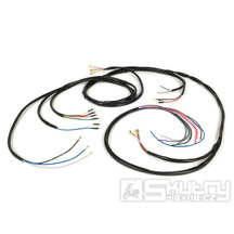 Kabelový svazek BGM Originál pro Vespa Rally180 s baterií, blinkry a zámek zapalování