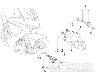 6.03 Přední světlo a blinkry - Gilera Runner 50 SP -SC- 2006 (ZAPC461000)