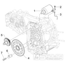 1.20 Elektrický startér motoru - Gilera Nexus 300ie 4T LC 2009-2011 (ZAPM35600)