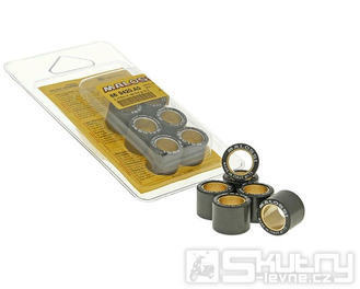 Válečky variátoru Malossi HT o rozměru 16x13mm a váze 8,0g