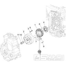 1.21 Magneto dobíjení - Gilera Nexus 250 4T LC 2006 UK (ZAPM35300)