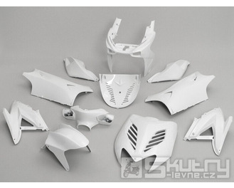 Sada plastů kapotáže 11 kusů bílá pro Yamaha Aerox, MBK Nitro 50ccm, 100ccm 2-taktní