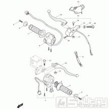 39 Gripy / Páčky / Přepínače - Hyosung GT 250i N (Naked)