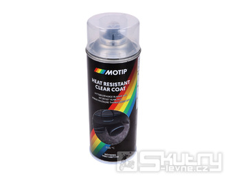 Tepelně odolný čirý lak Motip 400 ml sprej