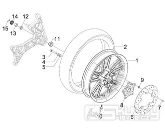 4.12 Zadní kolo - Gilera Nexus 300ie 4T LC 2008 (ZAPM35600)