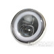 Přední LED světlo Moto Nostra 120mm 12V pro Lambretta LI, TV, Jet, Vespa SS50, SS90, ET3