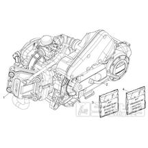 29.20 Motor, těsnění motoru - Scarabeo 50 4T 4V NET 2009 (ZD4TGE00)