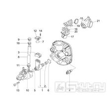 1.36 Škrtící klapka, vstřikovač - Gilera Runner 50 PureJet SC 2005 UK (ZAPC46200)