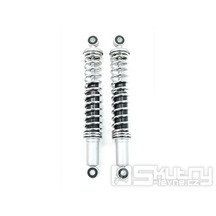 Zadní tlumiče hydraulické 310mm, oka 10mm pro Zündapp KS 50, GTS 50, C 50 Sport – sada 2 ks
