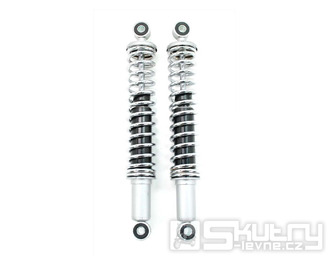 Zadní tlumiče hydraulické 310mm, oka 10mm pro Zündapp KS 50, GTS 50, C 50 Sport – sada 2 ks