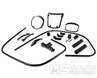 Styling kit Moto Nostra Black Collection, černý lesklý pro Vespa GTS 300 Super Tech HPE