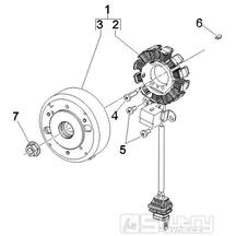 1.21 Magneto dobíjení - Gilera Runner 50 SP -SC- 2006 (ZAPC461000)