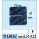 Karbonové lístky Polini pro originální domeček - pro klapky 213.0032, 213.0036, 213.0042, 213.0044