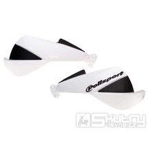 Chrániče rukou a páček Polisport Exura v bílém provedení