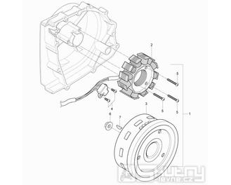 18 Magneto dobíjení - Hyosung GV 125C Aquila TTC