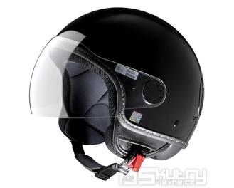 Přilba Vespa VISOR, černá lesklá - velikost XL