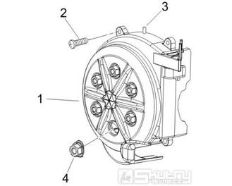 1.23 Kryt magneta dobíjení - Gilera Runner 50 PureJet 2005-2006 (ZAPC46200)