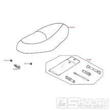 F09 Sedačka / Nářadní - Kymco Heroism 50 Calypso 50 KCZ SB10AC