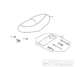 F09 Sedačka / Nářadní - Kymco Heroism 50 Calypso 50 KCZ SB10AC