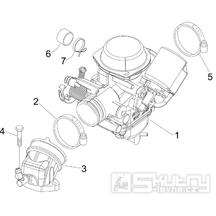 1.39 Karburátor - Gilera Runner 125 VX 4T 2007 (ZAPM46300)