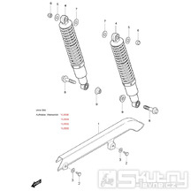 FIG45 Tlumiče a kryt řetězu - Hyosung GV 125M C Aquila