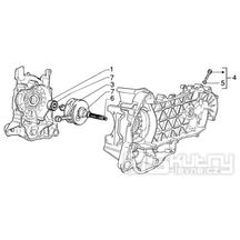 T3 Kliková hřídel - Gilera Runner VX 125 4T (ZAPM24100, ZAPM24000)