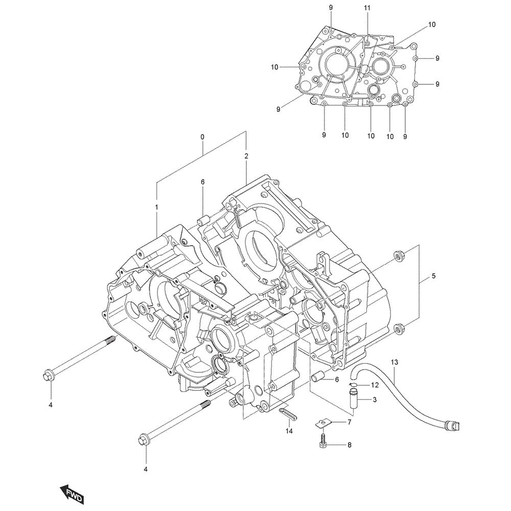 FIG04 Kliková skříň - Hyosung GT 125 RF