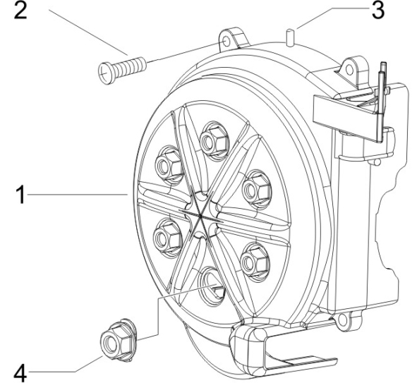 1.23 Kryt magneta dobíjení - Gilera Runner 50 SP 2008-2009 (ZAPC46100)