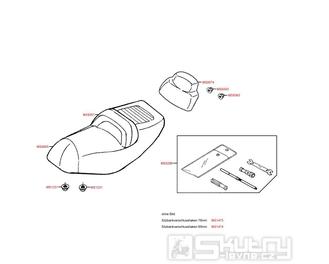 F09 Sedačka a nářadí - Kymco Yager 50 (Spacer 50)