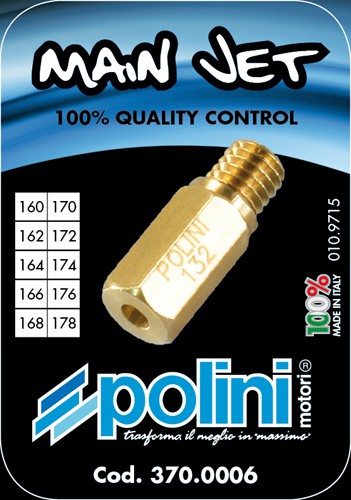 Sada 10 trysek Polini - Keihin-PWK 160/178 = 370.0006
