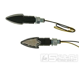 Sada blinkrů Arrow s LED diody a čirým sklem - M10