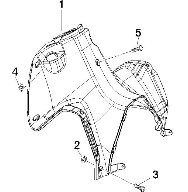 2.30 Předkolenní plast - Gilera Runner 125 VX 4T 2005-2006 UK (ZAPM46100)