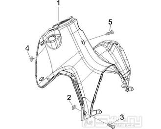 2.30 Předkolenní plast - Gilera Runner 125 VX 4T 2005-2006 UK (ZAPM46100)