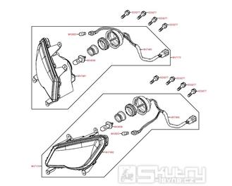 F01 Přední světla - Kymco MXU 300 R