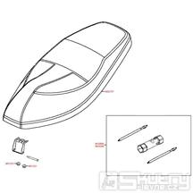 F09 Sedačka / Nářadí - Kymco Agility 50 RS 2T Naked KE10BB