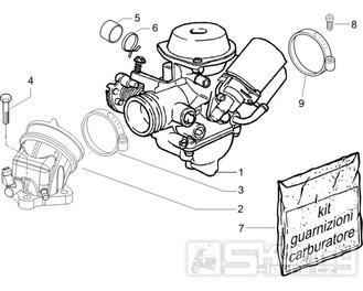 1.39 Karburátor - Gilera Runner 200 VXR 4T LC Race 2005-2006 (ZAPM46200)