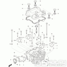 01h Hlava válce zadní - Hyosung GT 125 N E3 (Naked)