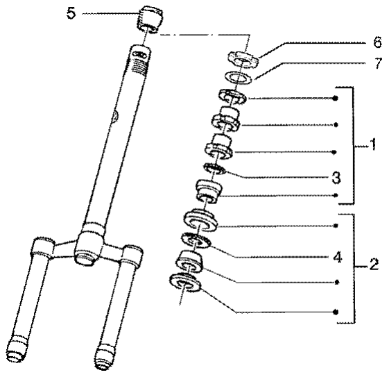 T40 Ložiska řízení - Gilera Runner 50 Poggiali do roku 2005 (ZAPC36200...)