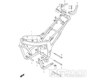 FIG26 Rám - Hyosung GT 125 RF