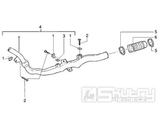 T17 Vedení vzduchu pro variátor - Gilera Runner VX 125 4T (ZAPM24100, ZAPM24000)