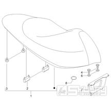 2.39 Sedadlo - Gilera Runner 125 VX 4T 2005-2006 UK (ZAPM46100)