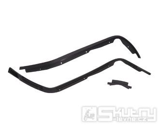 Ochranné lišty horní černé matné pro Vespa Primavera, Vespa Sprint 2013-