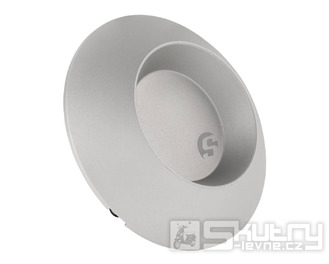 Kryt víka variátoru SIP Series Pordoi stříbrný matný bez výsuhy pro Vespa ET4, LX, LXV, S, GTS, GTS 125-300